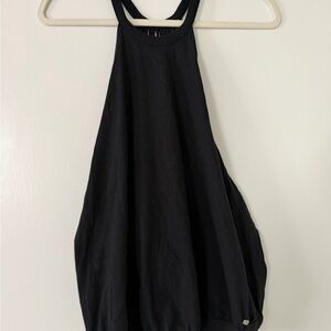 Fabletics Black Strappy Halter Tank Top